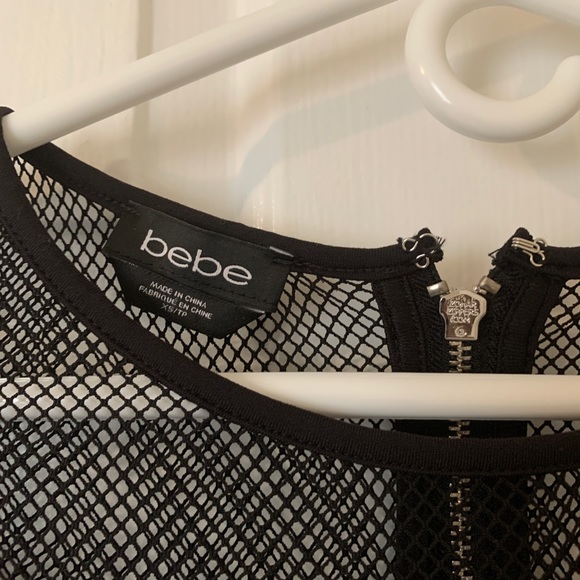 Bebe Fishnet Dress - Picture 4 of 8